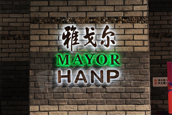 螺桿背發(fā)光字